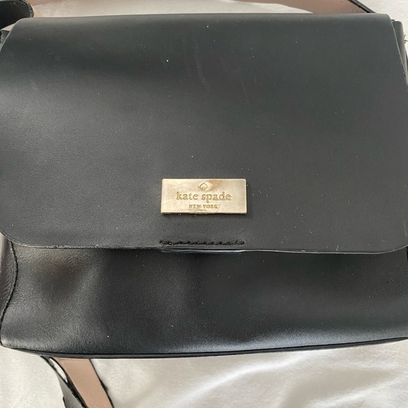 kate spade Handbags - Kate Spade Black Leather Shoulder Bag